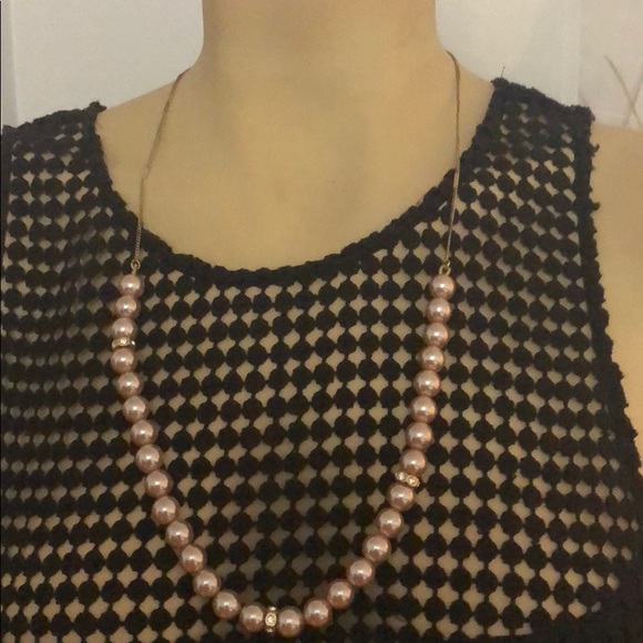 New with Tags j Crew necklace pearls long classic - Picture 5 of 6